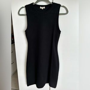 Wilfred Free Black Fitted Mini Dress